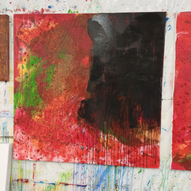 Künstler Gunter Krönes Acrylgemälde
