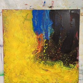 Gunter Krönes Acrylgemälde 