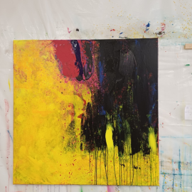 Gunter Krönes Acrylgemälde