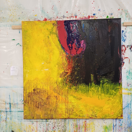 Gunter Krönes Acrylgemälde